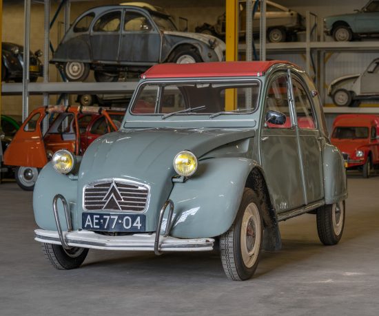 2cv AZAM '63 Gris 2cv Garage Sander Aalderink