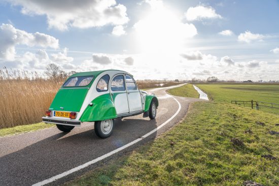 2cvGarage Sander Aalderink 2cv6 Dolly 1983 Blanc Meije/Vert Bamboo 114.000km