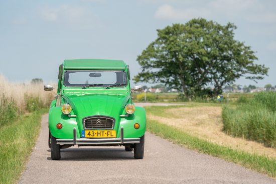 2cv Garage Sander Aalderink 2cv6 Club Vert Bambou 1987 153.000 km