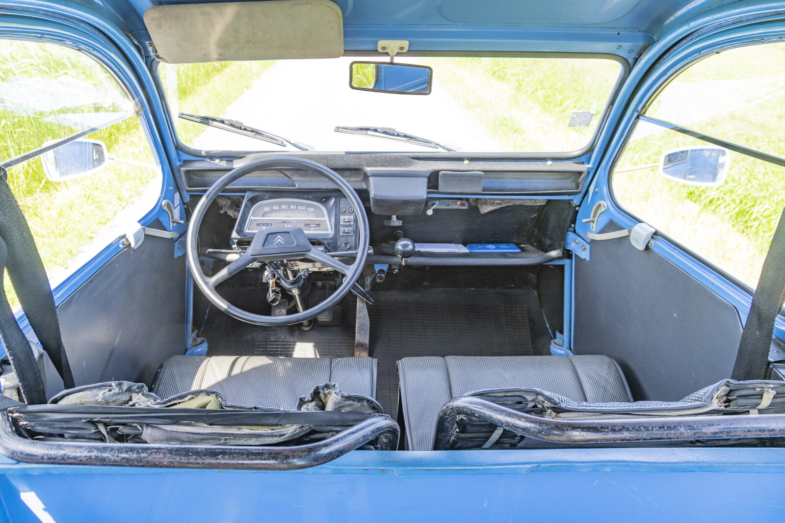 Citroën AK400 besteleend Bleu Myosotis 74000km 1978 - interieur