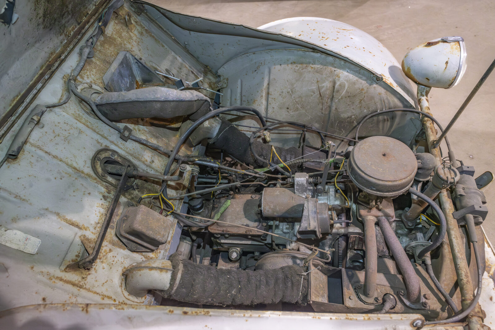 2cv AZ (1963) Te koop - rechterzijde motor